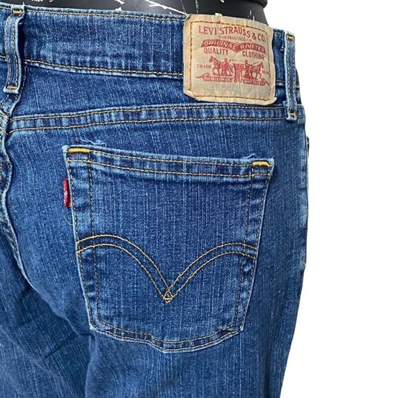 Levi’s Boot Cut Denim Jeans in Medium Blue Womens Size 11M - Picture 6 of 7